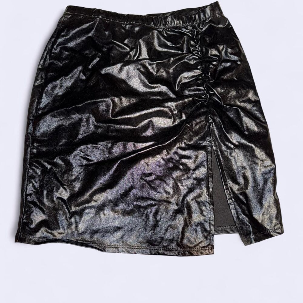 Leather Women's Black Skirt